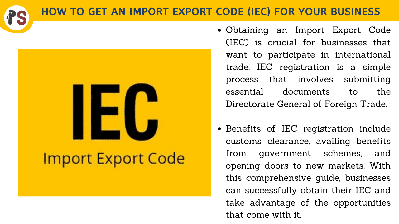 How to Get an Import Export Code (IEC) for Your Business